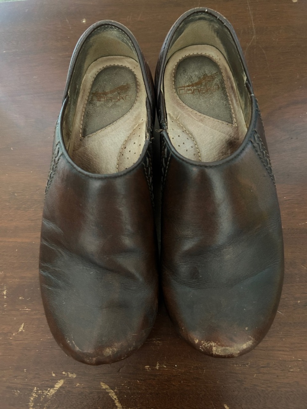 Dansko  Slip-On Leather Shoes in Dark Brown